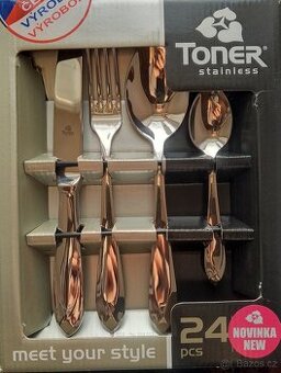 Sada 24 ks příborů toner Stainless mirror 6086