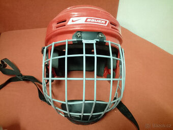Dětská přilba na hokej BAUER XS s mřížkou