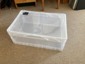 Eurobox průhledný 60×40×22 42 l s víkem