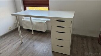 IKEA LAGKAPTEN / ALEX psací stůl 120×60 cm – bílý