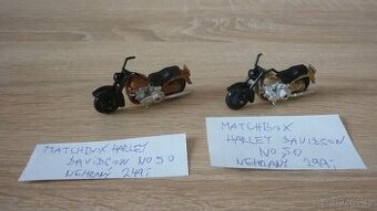 MATCHBOX SF HARLEY NO 60 DVĚ ROZDÍLNÉ VERZE BAREV