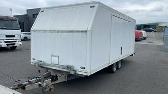 Autopřepravník - brzděný přívěsný vozík krytý skříňový Al