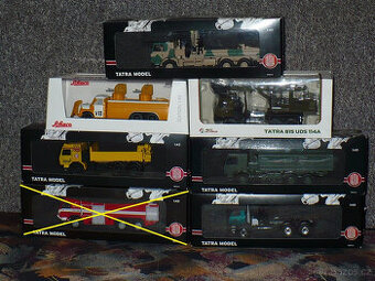 Sběratelské modely náklaďáků TATRA - KADEN, SSM, PC, Schuco
