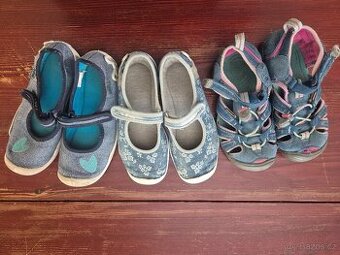 Sandaly keen 31, papučky befado 31, 33