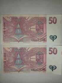 Bankovky 50 Kč