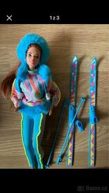 Vzácná Barbie lyžařka