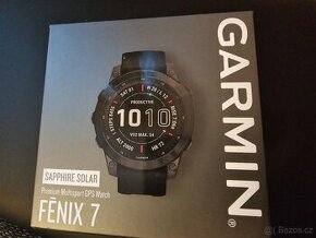 Garmin fenix 7 Sapphire Solar TitanCarb černé