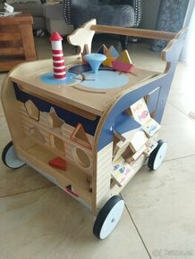 Dřevěný vozik - 1