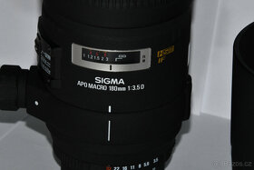 Objektiv pro NIKON SIGMA 180 mm 1:3.5D APO MACRO HSM EX IF - 1