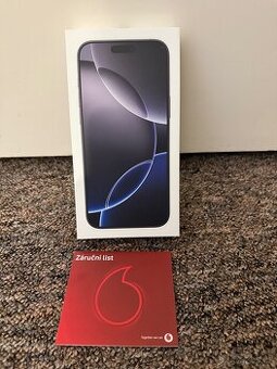 Apple iPhone 16 Pro Max 1TB Black. 2 roky zaruka Vodafone