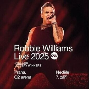 Robbie Williams Praha 7.9. (sezení)