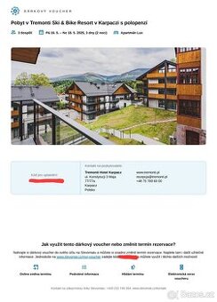 Pobyt v Tremonti Ski & Bike Resort