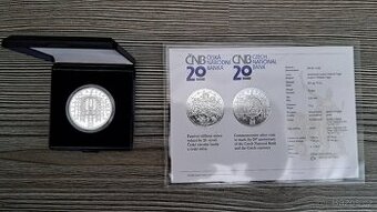 ČNB - 20. výročí České národní banky a české měny - PROOF