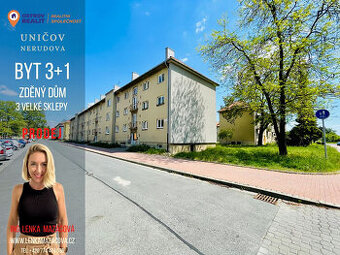 Prodej, byt 3+1, 70 m2, Uničov, Nerudova