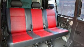 VW T5 CARAVELLE sedačky kůže 8 míst