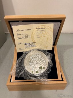 Strieborné kilogramové mince ČM