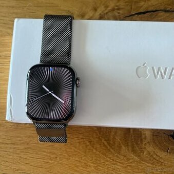 Apple Watch 10 42mm Cellular silver titanium