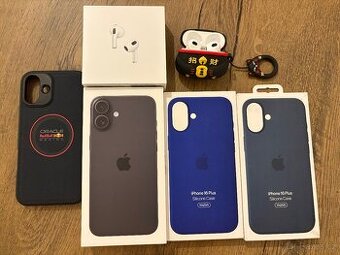 Apple iphone 16 Plus 128Gb Black+Airpods 3