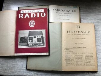 svázané ročníky časopisu Radioamatér