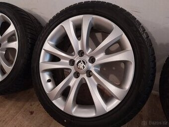 Alu kola Škoda Trifid 5x112 R17 zimní Pirelli Scotto zero 3 - 1