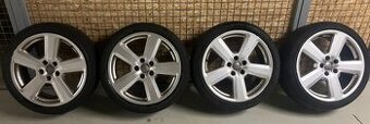 4ks (5x112) alu disky 8Jx18H2 ET43 + letní gumy 225/40/18