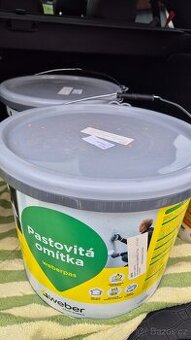 Fasádní barva paskovitá omítka WEBER, odstín OR7B cihlová