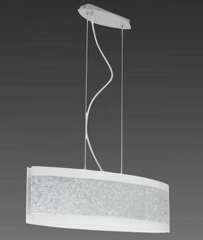 Lustr závěsný sklo bílé nebo zlatobílé  BRILONER