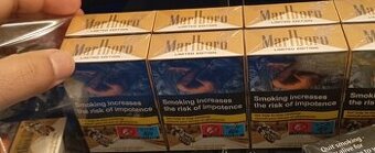 Marlboro gold a rothmans 100 Kč krabička
