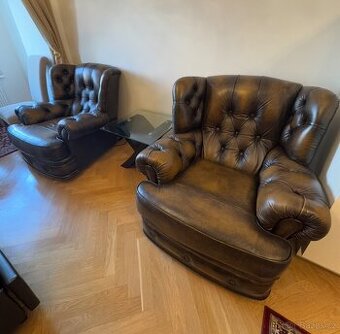 Kožená sedací souprava