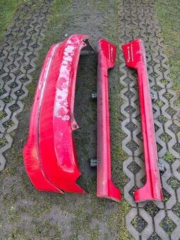 Honda Civic 7G sport - Prahy, zadní nárazník a světla.