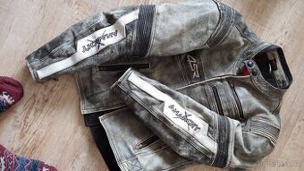 Motorkářské 4SR rifle a bunda Anarchy vel 48