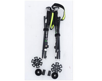 NOVÉ skládací nastav. trekingové hůlky Haven Foldismo black