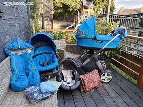 Stokke Crussi edice Urban Blue - plná výbava