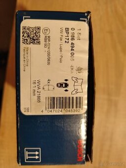 Brzdové destičky Bosch 0986494005