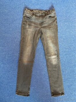 Chlapecké šedé rifle vel. 164 cm