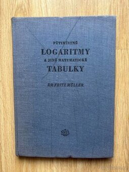 5-místné logaritmy a jiné mat. tabulky, 1956