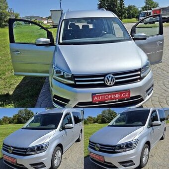 VW CADDY 2,0 TDi MAXI DSG 7 MÍST, 107.tkm VÝHŘ,NAVI,ALU
