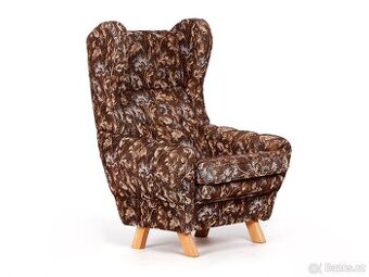 VELKÉ retro křeslo " Ušák " v TOP kondici.