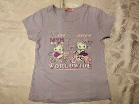Dívčí trička, velikost 114