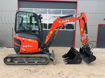 Kubota u27-4 Minibagr 2,7T + 3x lžíce