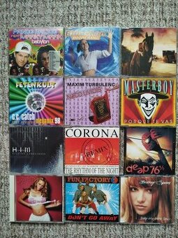 12 x CD singly - 90. léta