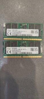 So-dimm DDR5 rám 32gb ( 2x16) 4800mhz