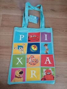 Plátěná taška s obrázky postaviček Pixar
