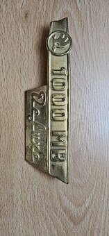 Škoda 1000MB Deluxe- Nový nápis