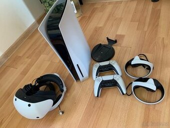 Prodám PlayStation 5 + PS VR2 + příslušenství