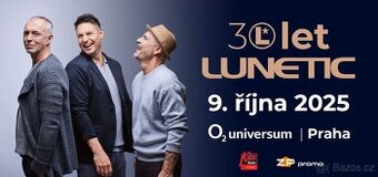 LUNETIC 30 LET - 2 lístky k sezení 900 Kč/ks