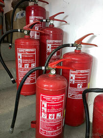 Hasicí přístroje práškový 6KG, vodní 9L