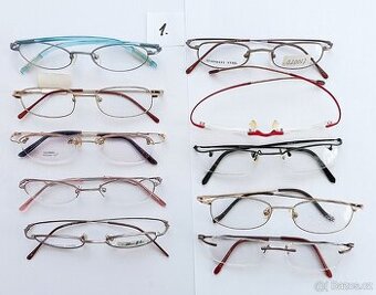 55 nových obrub na dioptrické brýle, různé druhy