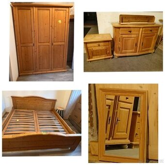 Selská kompletní ložnice,rezervace Brno