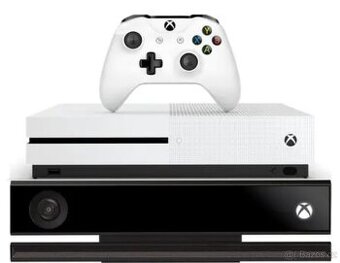 Prodám Xbox One S 1TB (Kinect, volant, multimédia ovladač)